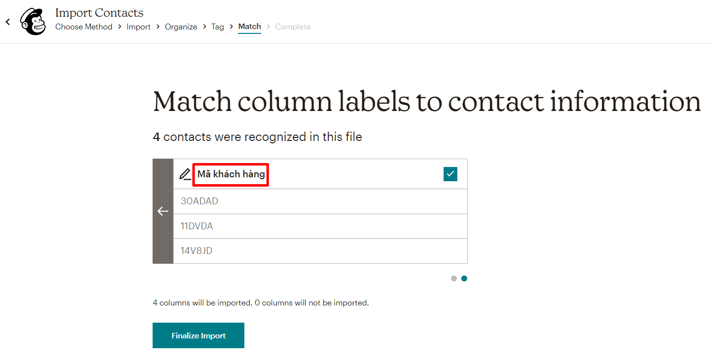 import-contacts-vao-Mailchimp