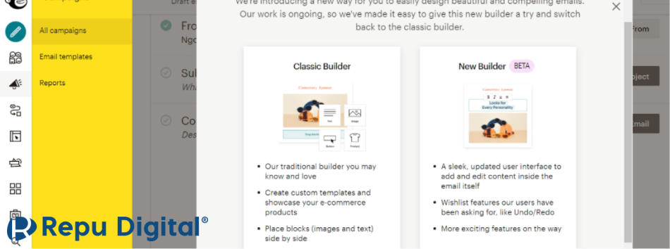 chọn chỉnh sửa nội dung email